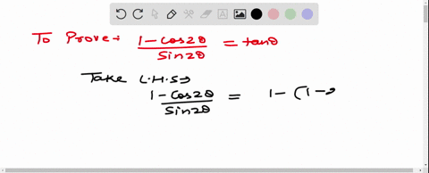 prove-that-frac1-cos-2-thetasin-2-thetatan-theta
