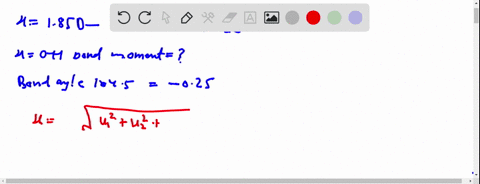 the-dipole-moment-of-mathrmh_2-mathrmo-is-185-mathrmd-the-mathrmo-mathrmh-bond-moment-would-be-given