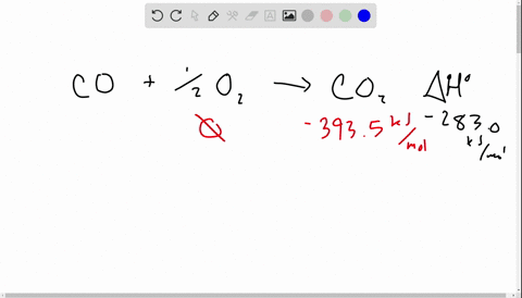 from-the-enthalpy-of-formation-for-mathrmco_2-and-the-following-information-calculate-the-standard-2