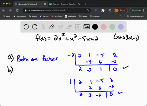 a-verify-the-given-factors-of-fx-b-find-the-remaining-factors-of-fx-c-use-your-results-to-write-the-