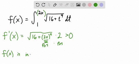 set-fxint_12-x-sqrt16t4-d-t-a-show-that-f-has-an-inverse-b-find-leftf-1rightprime0
