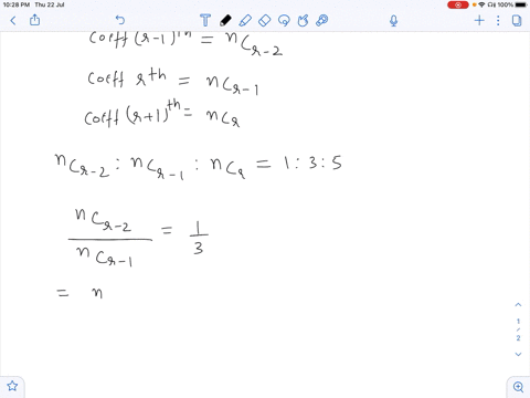 the-coefficients-of-the-r-1mathrmth-rmathrmth-and-r1text-th-terms-in-the-expansion-of-x1n-are-in-the