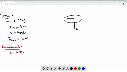 a-small-block-with-mass-0130-kg-is-attached-to-a-string-passing-through-a-hole-in-a-frictionless-hor