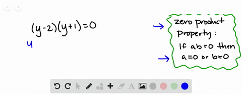 use-the-zero-product-property-to-solve-the-equation-y-2y10
