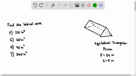 the-base-of-a-triangular-prism-is-an-equilateral-triangle-with-a-perimeter-of-24-inches-if-the-heigh