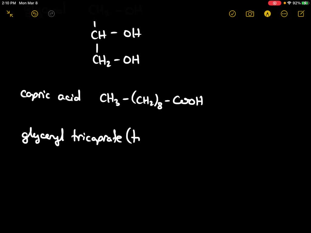 SOLVEDPlease draw & triacylglycerol molecule that contains a 14 carbon