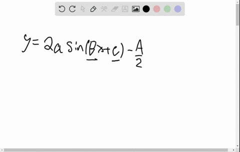 what-is-the-range-of-y2-a-sin-b-xc-fraca2-3