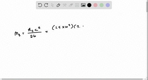 what-is-the-mass-of-a-black-hole-with-a-schwarzschild-radius-of-15-mathrmkm-2