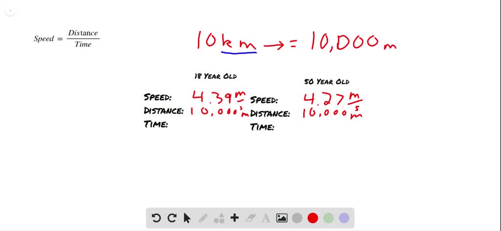 An 18 -year-old runner can complete a 10.0-km course with an average ...