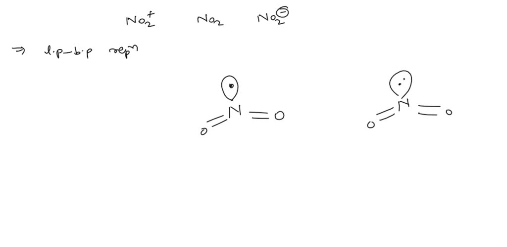 SOLVED:The correct order of bond angle of NO2^+, NO2 and NO2 is (a) NO2 ...