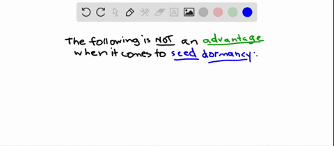 which-of-the-following-is-n-o-t-an-advantage-of-seed-dormancy-a-it-makes-the-seed-more-likely-to-be-