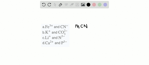 write-the-formula-for-the-compound-of-each-of-the-following-pairs-of-ions-amathrmfe3-and-mathrmcn-bm