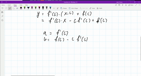 let-f-be-differentiable-at-c-let-ya-xb-be-the-equation-of-the-tangent-line-to-the-graph-of-f-at-c-fc