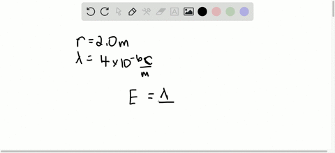 calculate-the-magnitude-and-direction-of-the-electric-field-20-mathrmm-from-a-long-wire-that-is-char