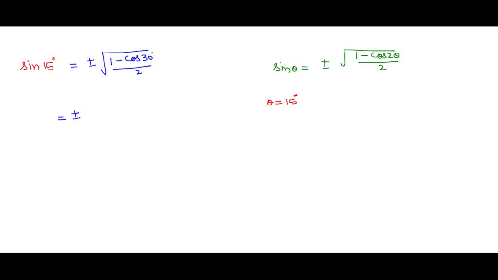 Use halfangle formulas to find exact values for
