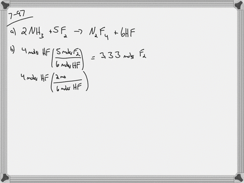 when-ammonia-nh-_3-reacts-with-fluorine-the-products-are-dinitrogen-tetrafluoride-leftmathrmn_2-math