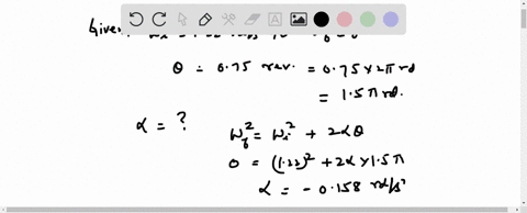 a-wheel-on-a-game-show-is-given-an-initial-angular-speed-of-122-mathrmrad-mathrms-it-comes-to-rest-a