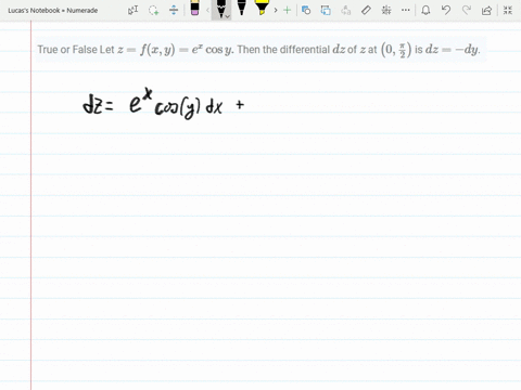 true-or-false-let-zfx-yex-cos-y-then-the-differential-d-z-of-z-at-left0-fracpi2right-is-d-z-d-y