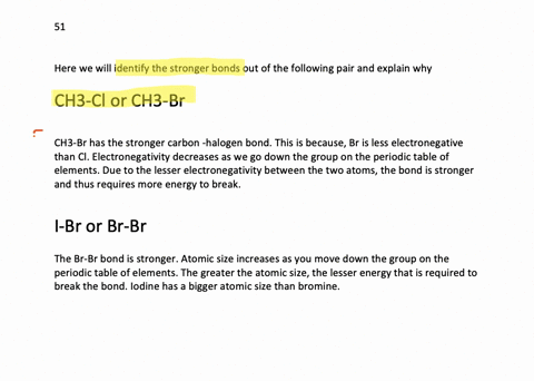 which-bond-is-stronger-briefly-explain-why-a-mathrmch_3-mathrmcl-or-mathrmch_3-mathrmbr-b-i-b-r-or-b