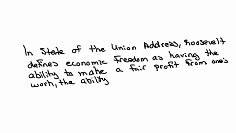 how-does-roosevelt-define-economic-freedom
