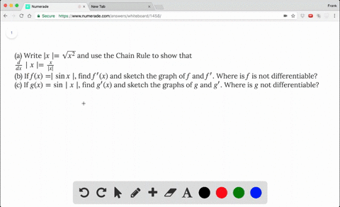 a-write-mid-x-mid-sqrt-x2-and-use-the-chain-rule-to-show-that-frac-ddx-mid-x-mid-frac-xmid-x-mid-b-i