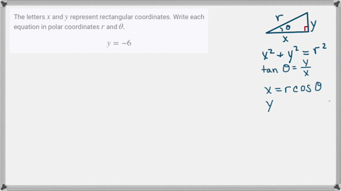 the-letters-x-and-y-represent-rectangular-coordinates-write-each-equation-in-polar-coordinates-r-a-4