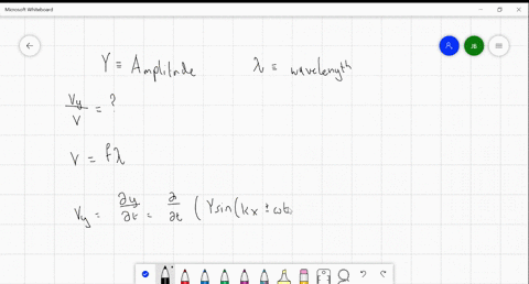 single-particle-a-sinusoidal-transverse-wave-of-amplitude-y-and-wavelength-lambda-travels-on-a-stret