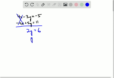 solve-each-system-using-the-elimination-method-beginaligned4-x-3-y-5-4-x5-y-11endaligned