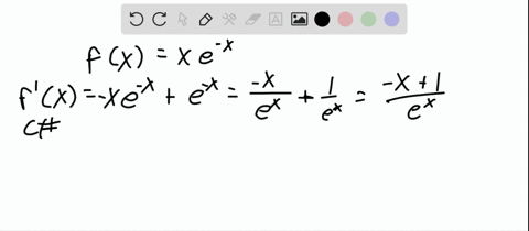 find-all-relative-extrema-use-the-second-derivative-test-where-applicable-fxx-e-x