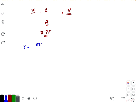 a-charged-particle-of-mass-m-and-charge-q-is-accelerated-through-a-potential-difference-of-v-volt-it