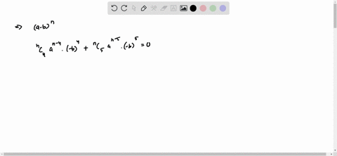 in-the-binomial-expansion-of-a-bn-n-geq-5-the-sum-of-5text-th-and-6text-th-terms-is-zero-then-fracab