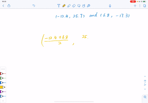 use-the-following-definition-to-find-the-midpoints-between-the-given-points-on-a-straight-line-the-7