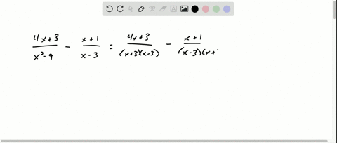 add-or-subtract-as-indicated-simplify-the-result-if-possible-frac4-x3x2-9-fracx1x-3-2