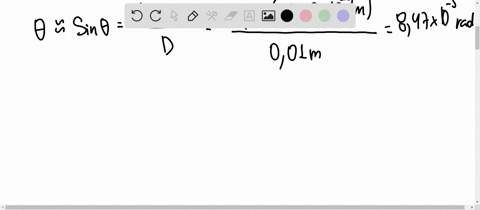 the-angular-width-of-a-ruby-laser-beam-is-determined-by-rayleighs-criterion-see-problem-9-39-for-thi
