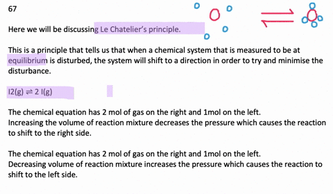 SOLVED:Consider the effect of a volume change on this reaction at ...