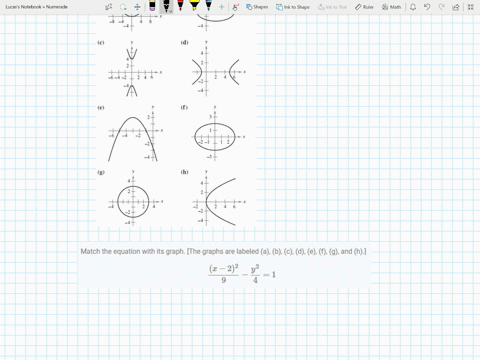match-the-equation-with-its-graph-the-graphs-are-labeled-a-b-c-d-e-f-g-and-h-fracx-229-fracy241