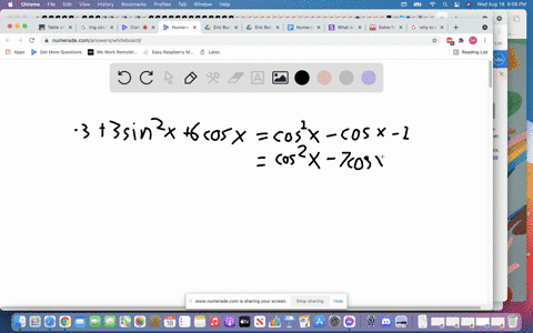 solve-frac1-sin-2-x-2-cos-xcos-2-x-cos-x-2-frac13-algebraically-over-the-domain-pi-leq-x-leq-pi