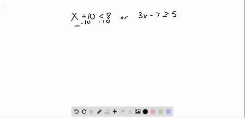 solve-the-inequality-then-graph-the-solution-x108-text-or-3-x-7-geq-5