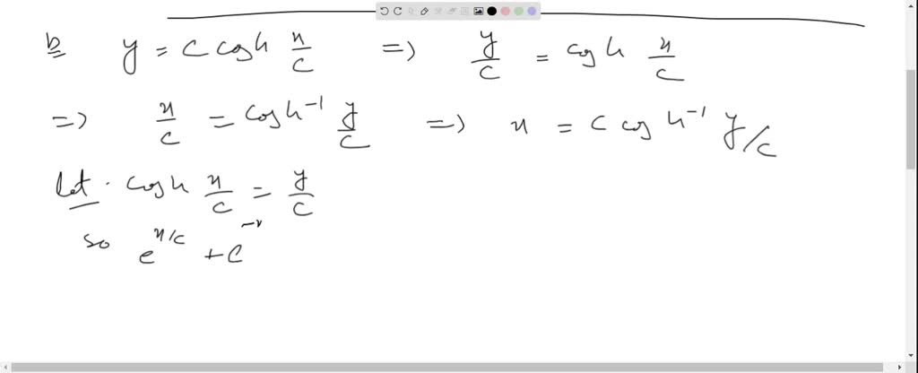 SOLVED:50 Catenary Curves A chain (or cable) of uniform density that is ...