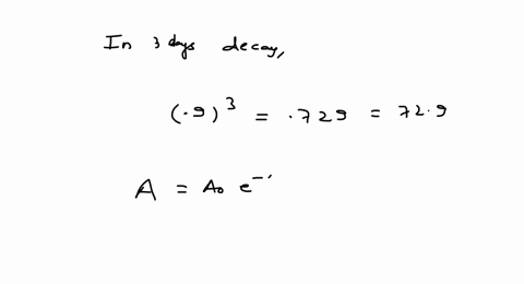 Solved A Sample Of Radioactive Substance Is Found 90 Of It S Initial Solved A Sample Of Radioactive Substance Is Found 90 Of It S Initial