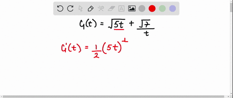 1-22-differentiate-the-function-gtsqrt5-tfracsqrt7t