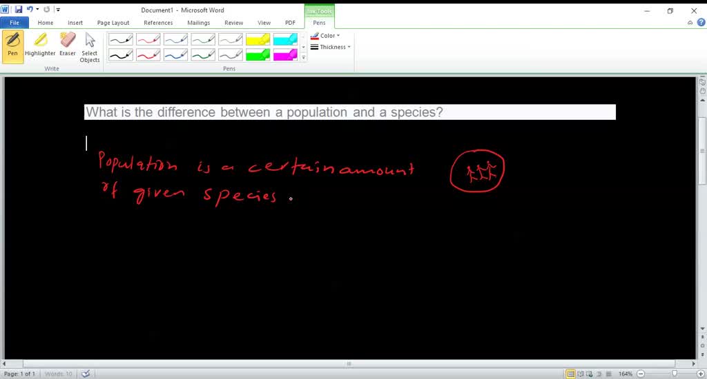 ⏩SOLVED:What is the difference between a population and a species ...