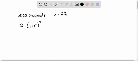 write-an-exponential-model-for-a-population-that-started-with-200-animals-and-is-shrinking-at-an-ann