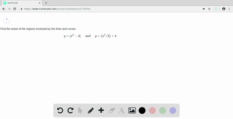 find-the-areas-of-the-regions-enclosed-by-the-lines-and-curves-yleftx2-4right-quad-text-and-quad-yle