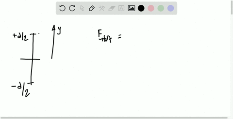 a-dipole-consists-of-two-equal-and-opposite-point-charges-pm-q-separated-by-a-distance-d-a-write-a-2