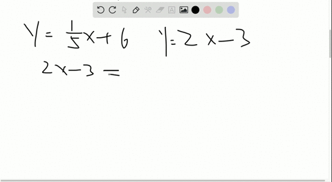 find-the-point-of-intersection-for-each-pair-of-lines-algebraically-frac15-x-y-6-2-x-y3