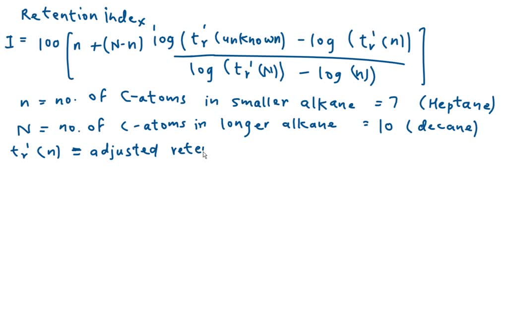 SOLVEDThe following data were collected for a series of normal alkanes