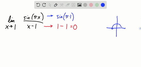 evaluate-each-limit-if-it-exists-use-lhospitals-nule-if-appropriatelim-_x-rightarrow-1-fracsin-pi-xx