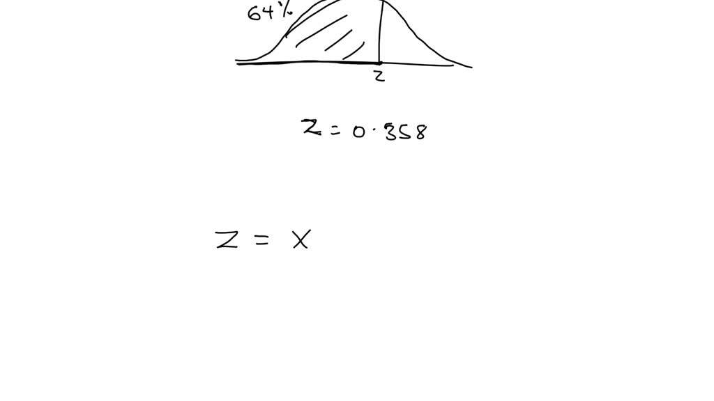 solved-a-normal-distribution-has-a-mean-of-64-and-a-standard-deviation