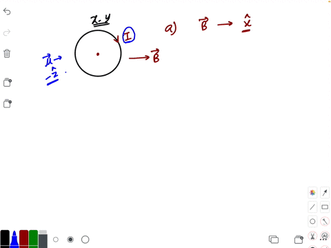 a-current-loop-in-the-x-y-plane-carries-a-clockwise-current-for-each-of-the-following-magnetic-field